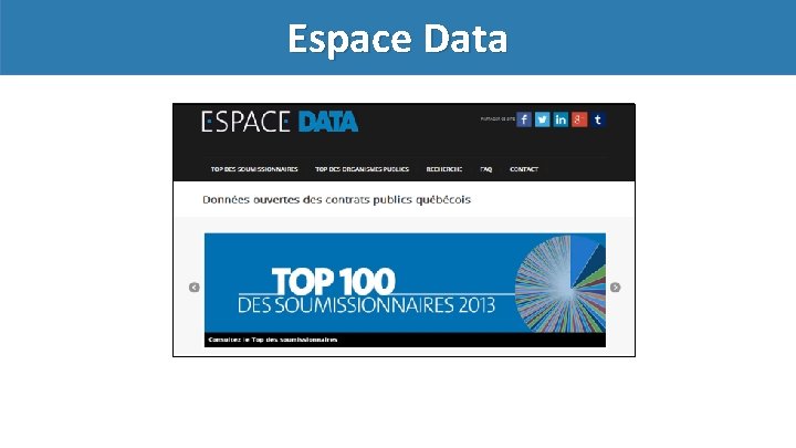 Espace Data 