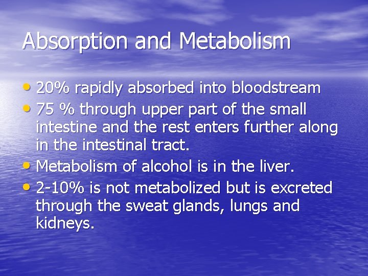 Alcohol the concentration of alcohol in a beverage