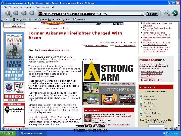 2006 IAAI Annual Training Conference 