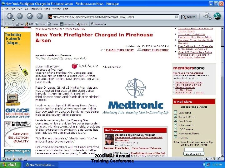 2006 IAAI Annual Training Conference 