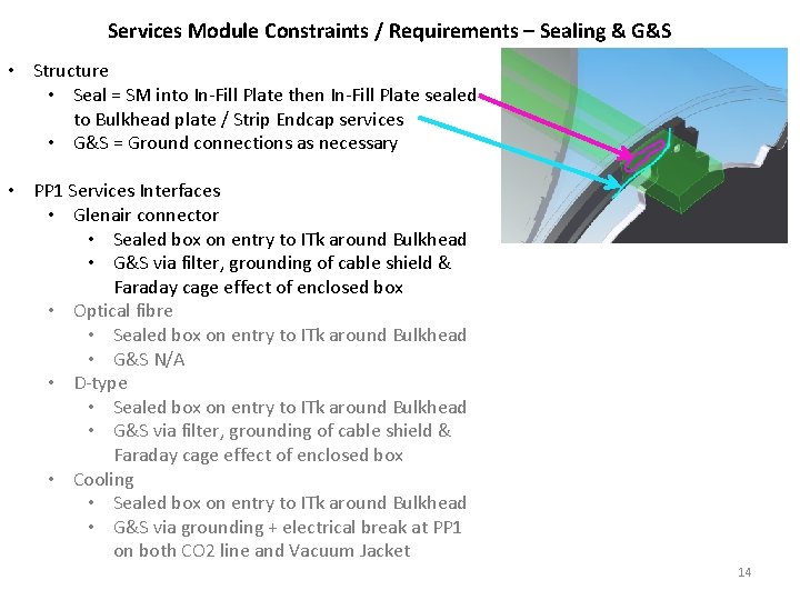 Services Module Constraints / Requirements – Sealing & G&S • Structure • Seal =