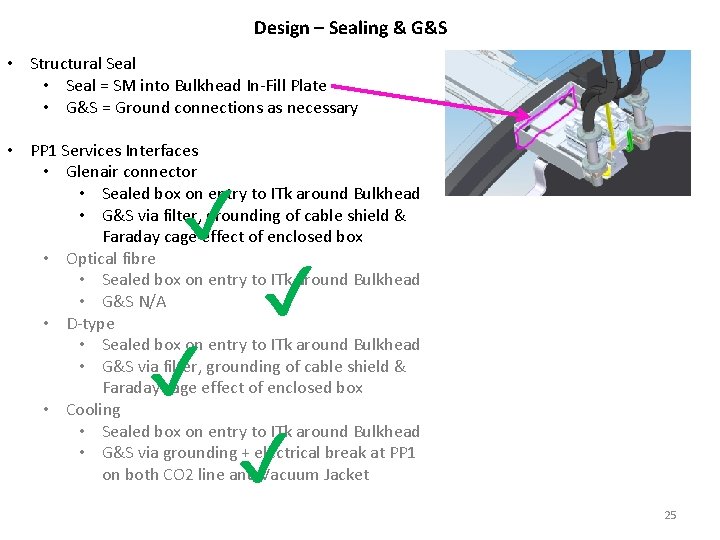 Design – Sealing & G&S • Structural Seal • Seal = SM into Bulkhead