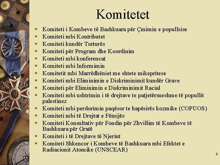 Komitetet w w w w Komiteti i Kombeve të Bashkuara për Çmimin e popullsise