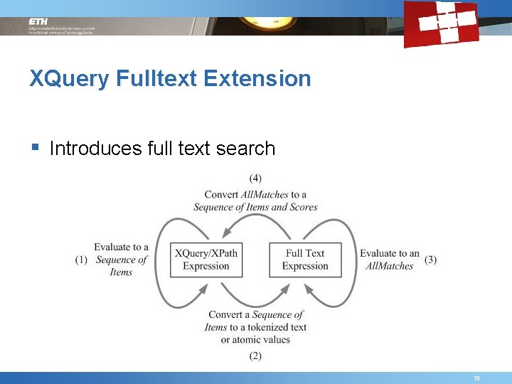 XQuery Fulltext Extension § Introduces full text search Friday, September 4 th, 2009 PUL