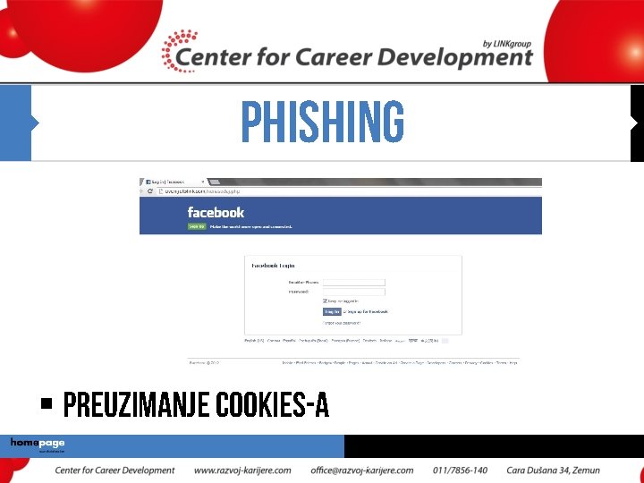 Phishing § Preuzimanje Cookies-a 12/16/2021 30 