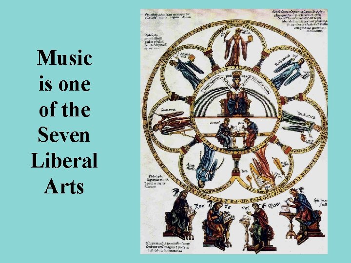 Music is one of the Seven Liberal Arts 