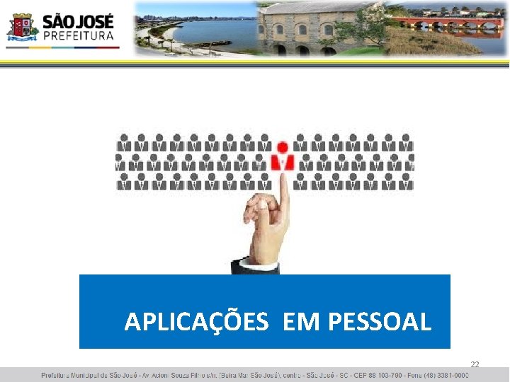 APLICAÇÕES EM PESSOAL 22 