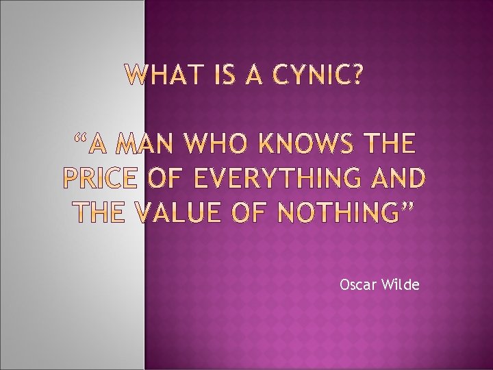 Oscar Wilde 