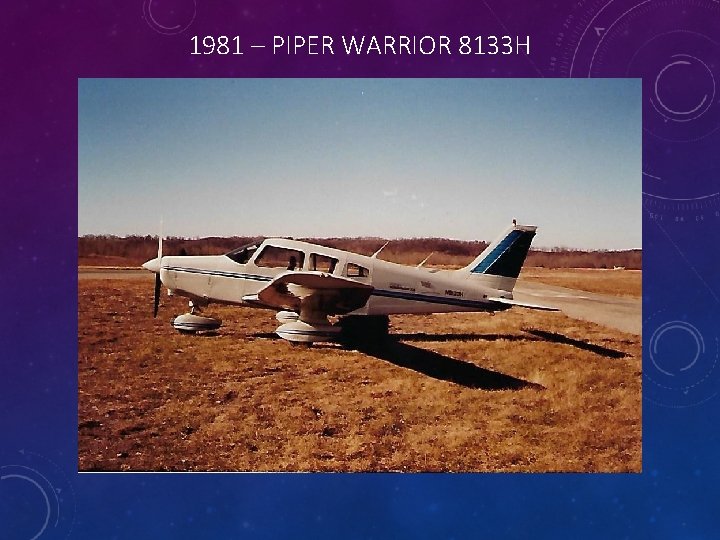 1981 – PIPER WARRIOR 8133 H 
