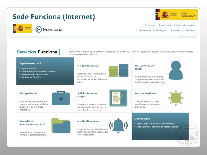 Sede Funciona (Internet) 