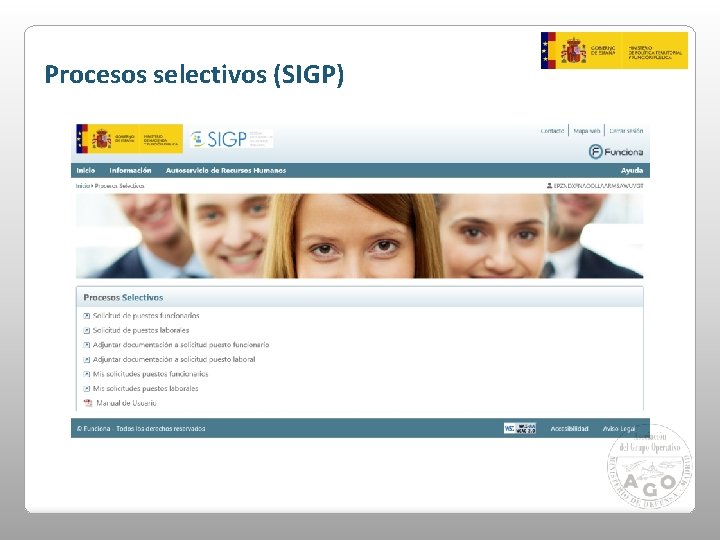 Procesos selectivos (SIGP) 