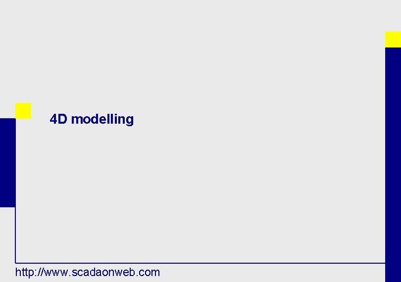 4 D modelling http: //www. scadaonweb. com 