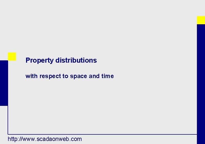 Property distributions with respect to space and time http: //www. scadaonweb. com 