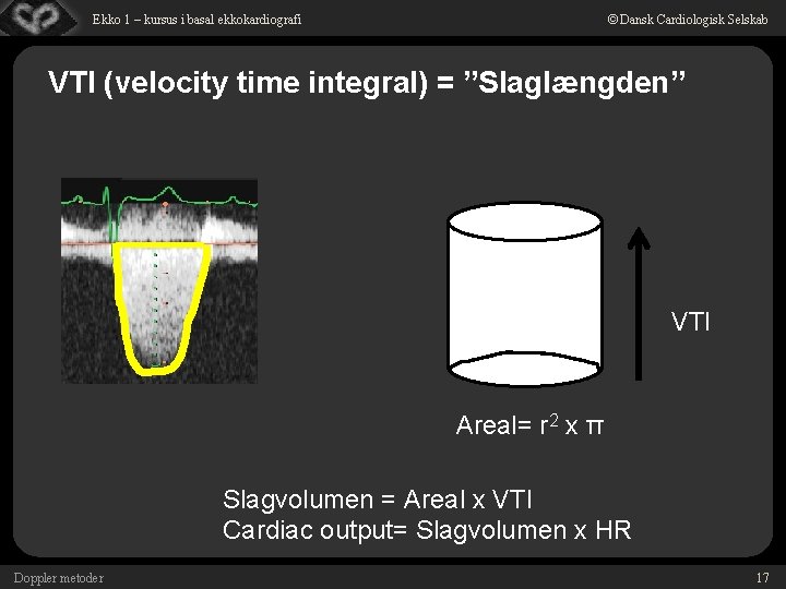 © Dansk Cardiologisk Selskab Ekko 1 – kursus i basal ekkokardiografi VTI (velocity time