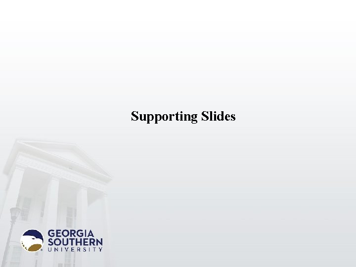 Supporting Slides 