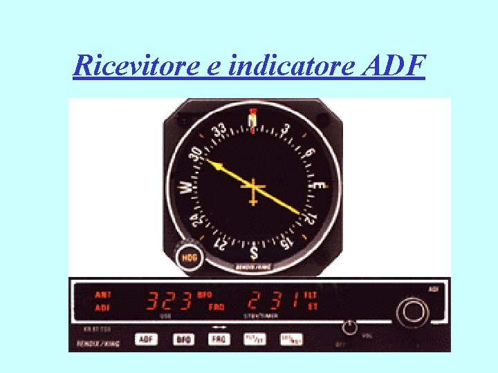 Ricevitore e indicatore ADF 