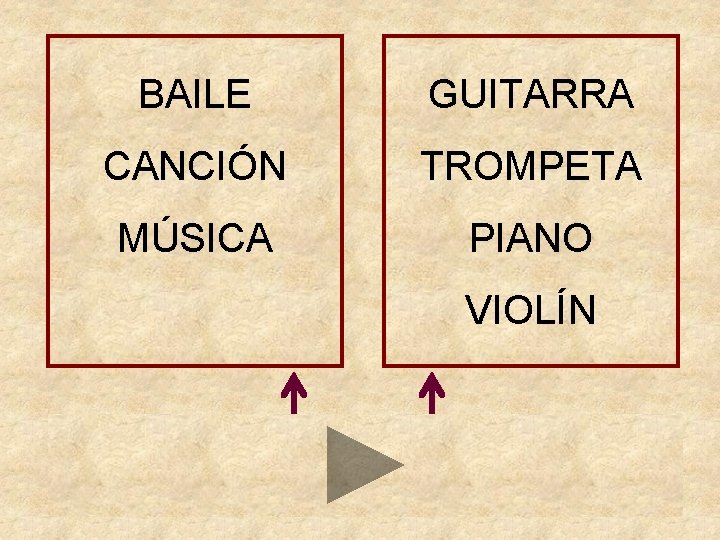 BAILE GUITARRA CANCIÓN TROMPETA MÚSICA PIANO VIOLÍN 