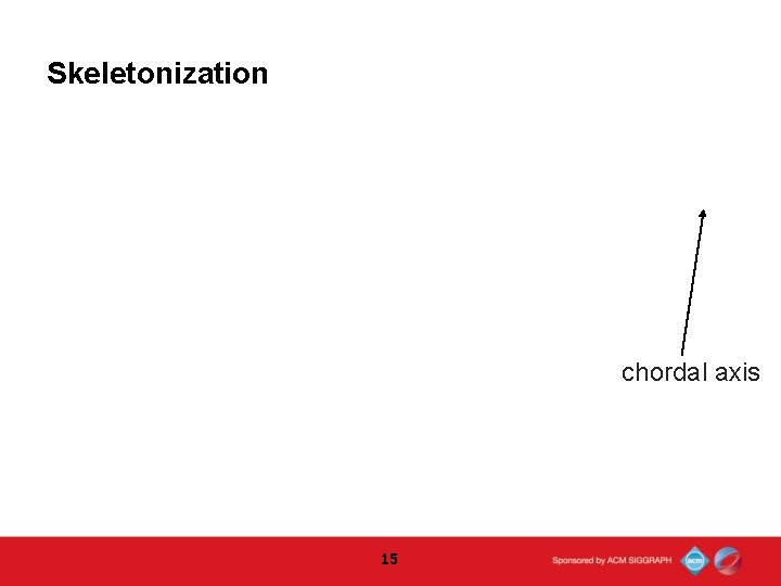 Skeletonization chordal axis 15  Skeletonization chordal axis 15