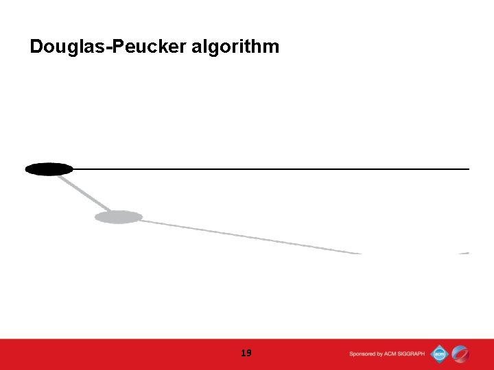 Douglas-Peucker algorithm 19  Douglas-Peucker algorithm 19