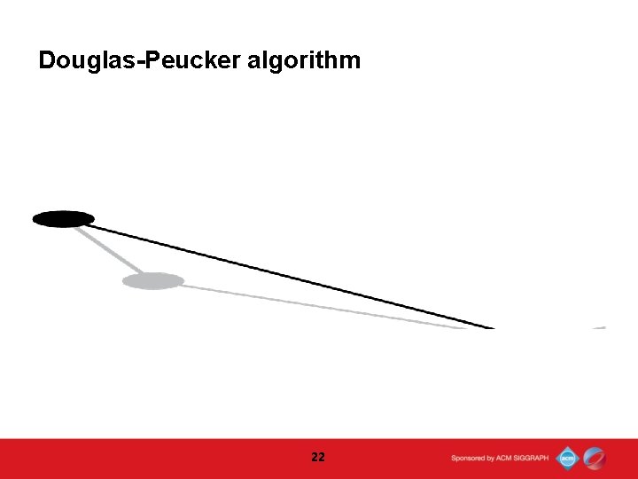 Douglas-Peucker algorithm 22  Douglas-Peucker algorithm 22