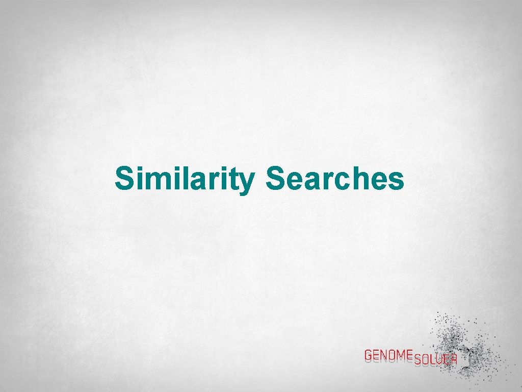 Similarity Searches 2 
