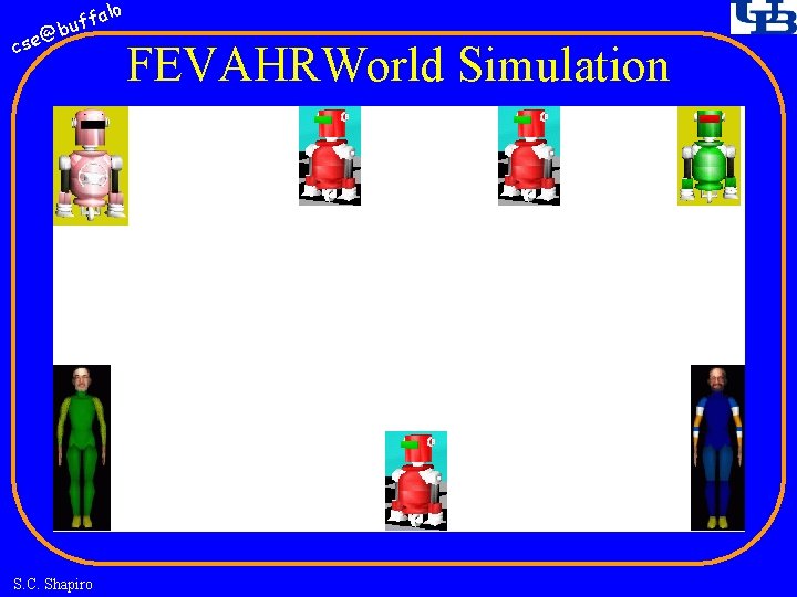 fa buf @ cse S. C. Shapiro lo FEVAHRWorld Simulation 