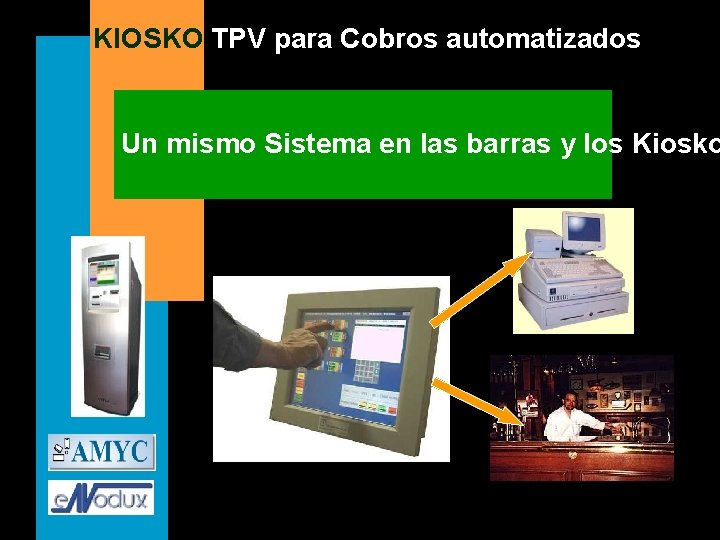 KIOSKO TPV para Cobros automatizados Un mismo Sistema en las barras y los Kiosko
