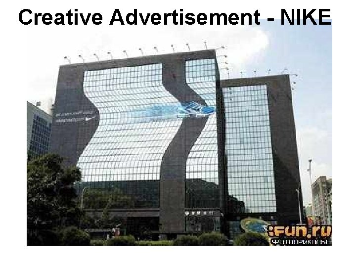Creative Advertisement - NIKE 