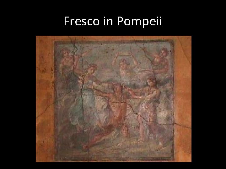 Fresco in Pompeii 