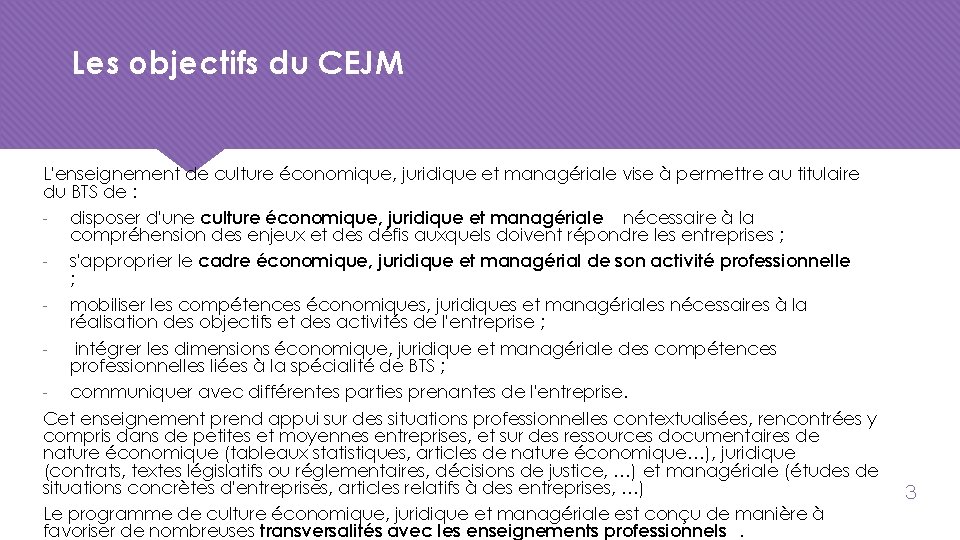 BTS SIO Formation acadmique 2019 20 CEJM Acadmie