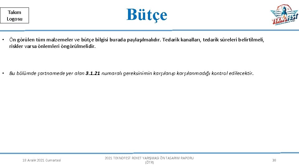 Herkese Açık | Public Bütçe Takım Logosu • Ön görülen tüm malzemeler ve bütçe