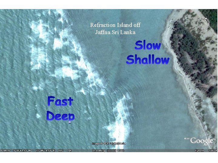 Refraction Island off Jaffna Sri Lanka 