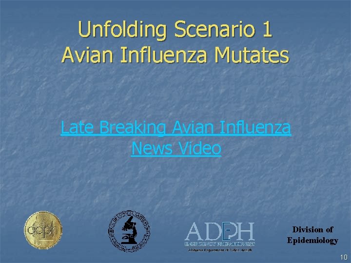 Unfolding Scenario 1 Avian Influenza Mutates Late Breaking Avian Influenza News Video Division of