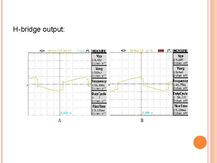 H-bridge output: 