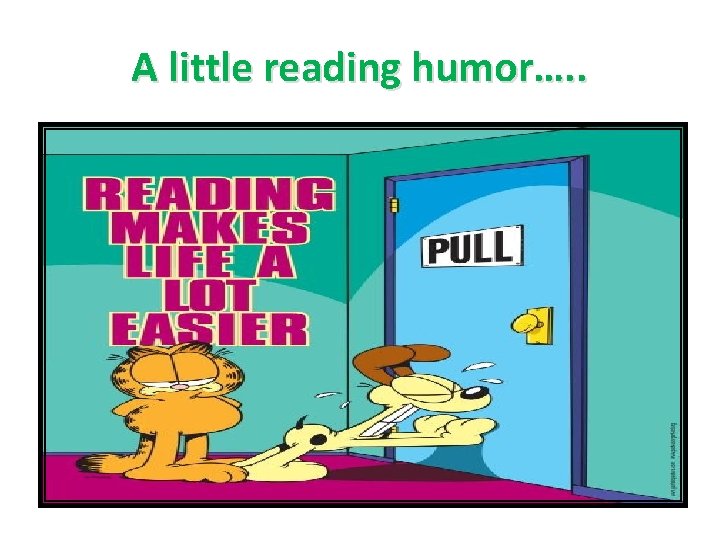 A little reading humor…. . 