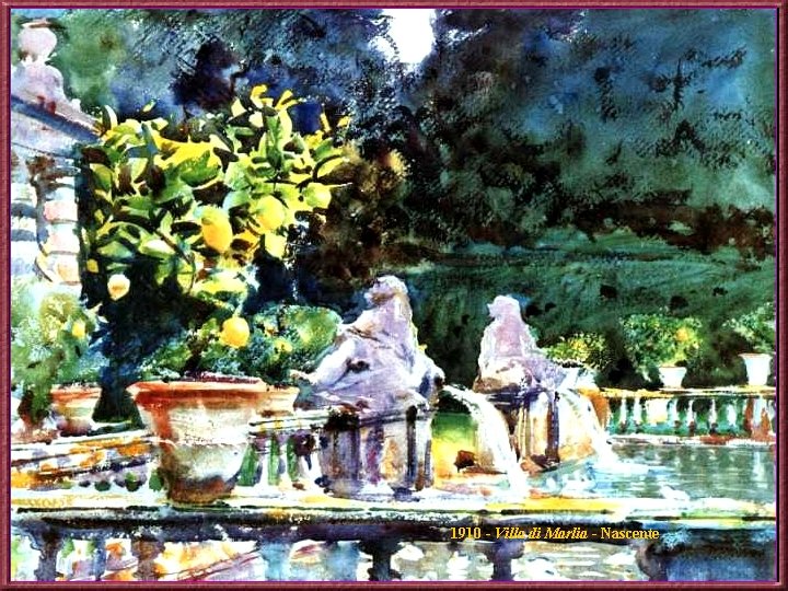 1910 - Villa di Marlia - Nascente 
