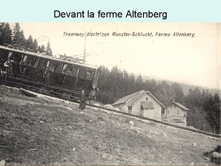Devant la ferme Altenberg 