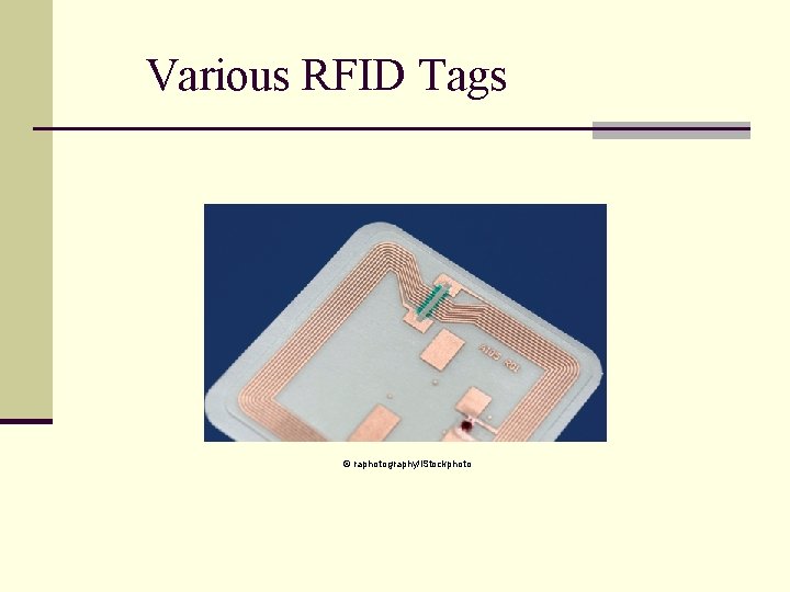 Various RFID Tags © raphotography/i. Stockphoto 