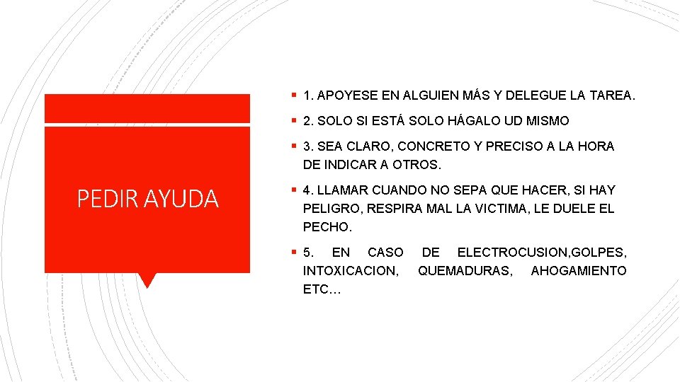 § 1. APOYESE EN ALGUIEN MÁS Y DELEGUE LA TAREA. § 2. SOLO SI