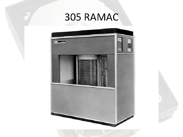 305 RAMAC 305 RAMAC