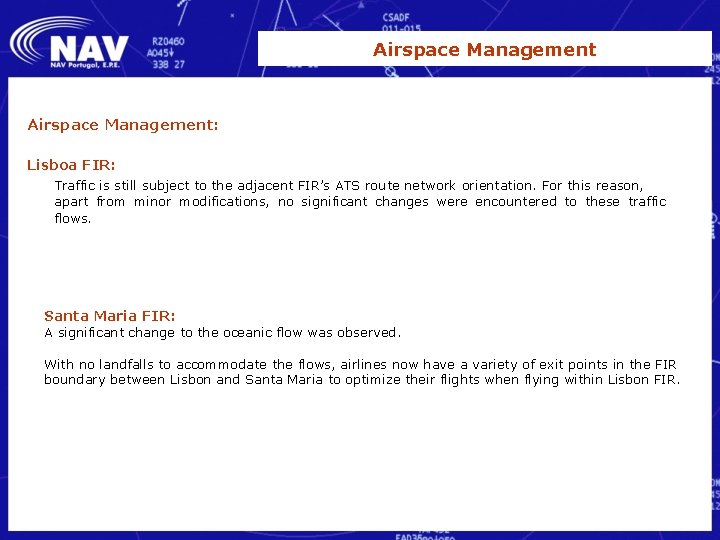 Airspace Management: Lisboa FIR: Traffic is still subject to the adjacent FIR’s ATS route