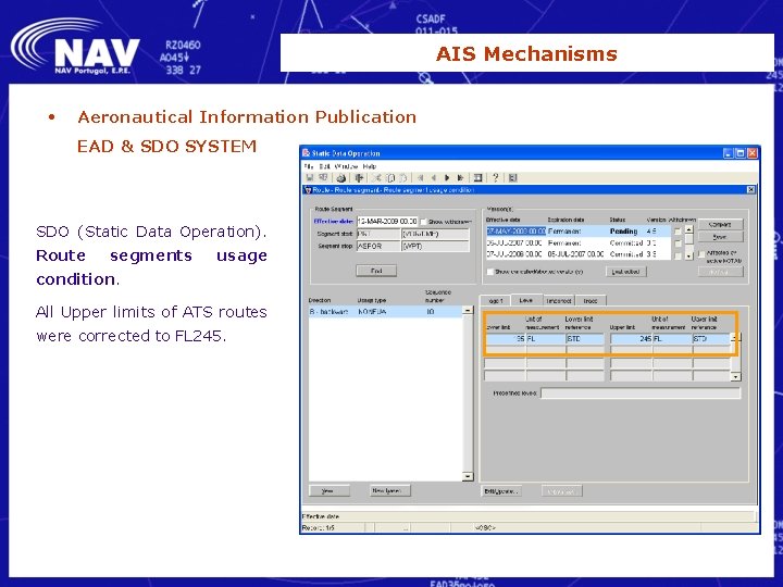 AIS Mechanisms • Aeronautical Information Publication EAD & SDO SYSTEM SDO (Static Data Operation).