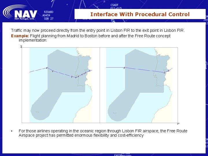 Interface With Procedural Control Traffic may now proceed directly from the entry point in