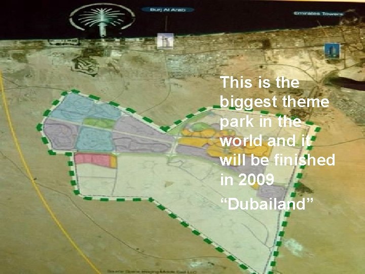 This is the biggest theme park in the world and it will be finished