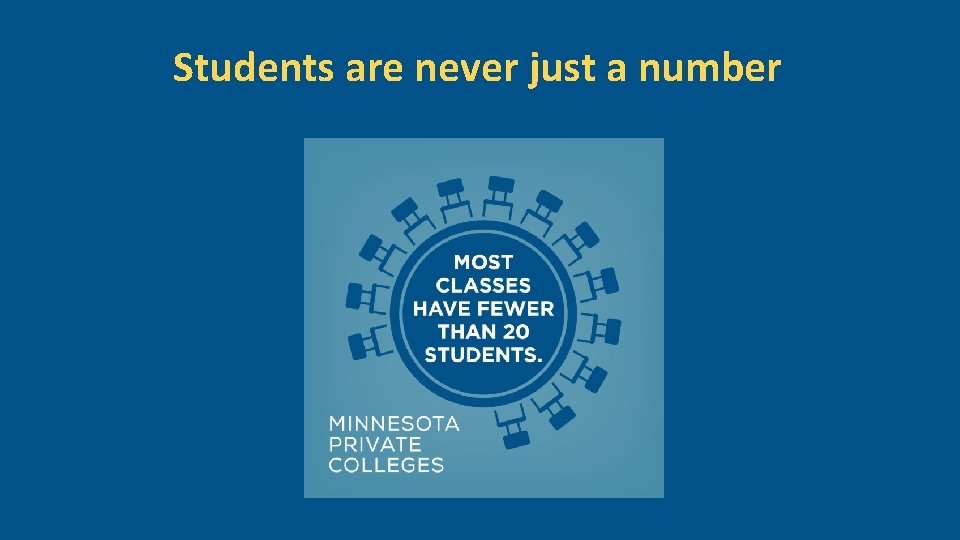 Students are never just a number 