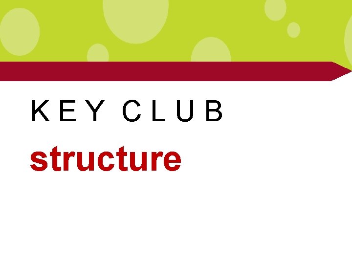 KEY CLUB structure 