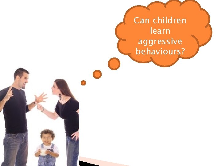 Can children learn aggressive behaviours? 