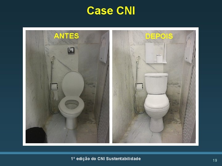 Case CNI ANTES 1ª edição do CNI Sustentabilidade DEPOIS 19 