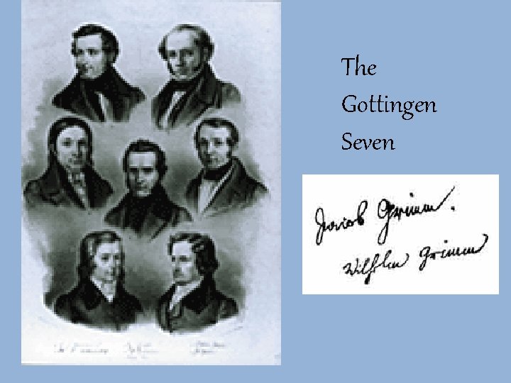 The Gottingen Seven 