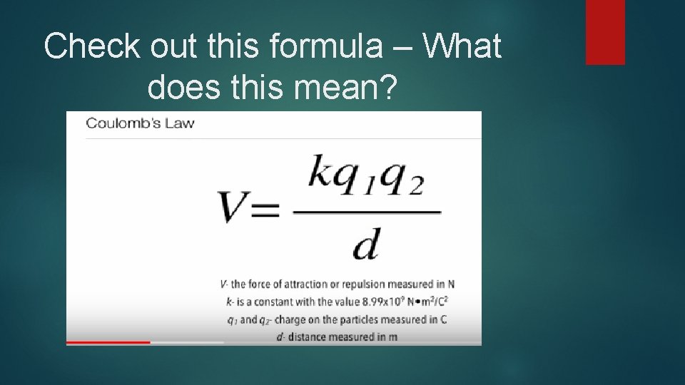 Check out this formula – What does this mean? Check out this formula – What does this mean?